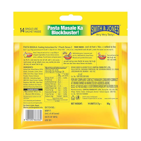Smith & Jones Pasta Masala 98g