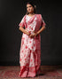Vasthrlay Womens Banarasi Unstitched Off White Saree