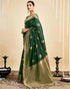 Vasthrlay Womens Banarasi Jacquard Sky Blue Saree