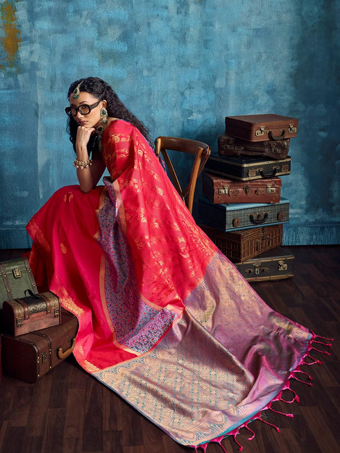 Vasthrlay Tassels Latkans Unstitched Designer Ethnic Wear