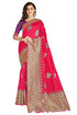 Vasthrlay Jacquard Gs Bridal Pink Ethnic Wear