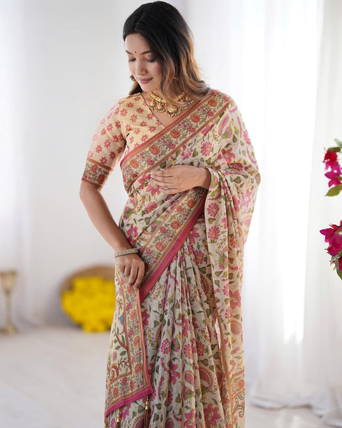 Vasthrlay Handloom Cotton Traditional Saree
