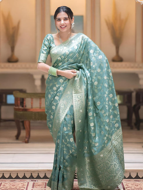 Vasthrlay Kanjivaram Banarasi Wedding Sari Az Ys Shayani Saree