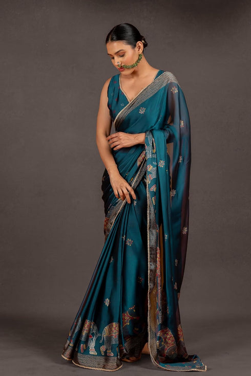 Vasthrlay Fashion Chiffon Printed Ethnic Wear