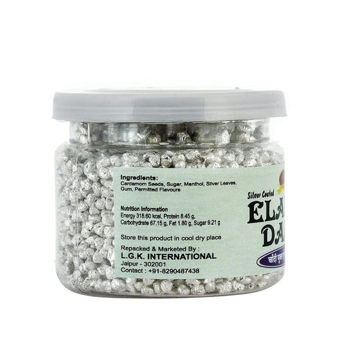 Food Essential Silver Coated Elaichi Dana (Cardamom Pearls)