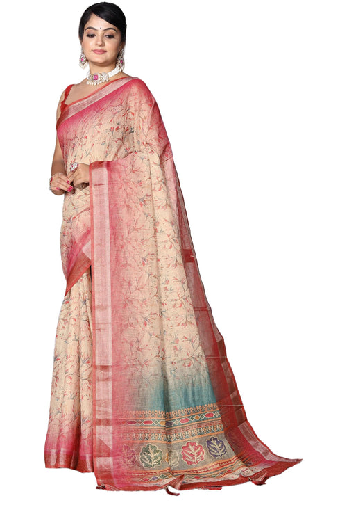 Vasthrlay Handloom Unstitched Saree
