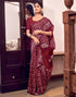 Vasthrlay Womens Printed Unstitched Green Saree