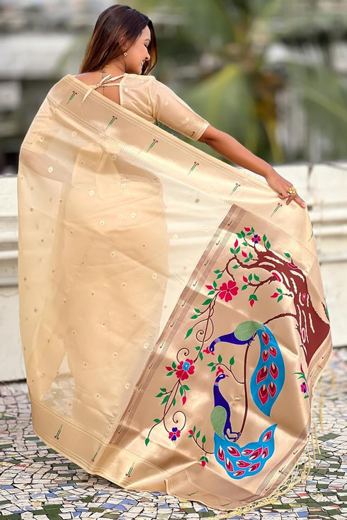 Vasthrlay Organza Kanjivaram Handloom Ethnic Wear