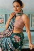 Vasthrlay Fashion Handloom Printed Dusty Ethnic Wear