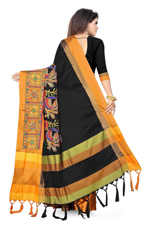 Vasthrlay Peacock Embroidered Saree