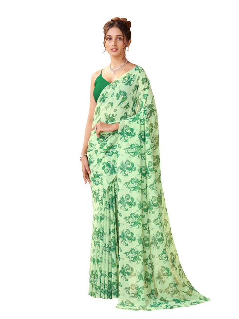 Vasthrlay Georgette Printed Saree