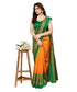 Vasthrlay Venkatagiri Printed Sdpl Metro Orange Free Ethnic Wear