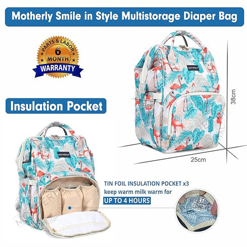 Motherly Printed Diaper Bag