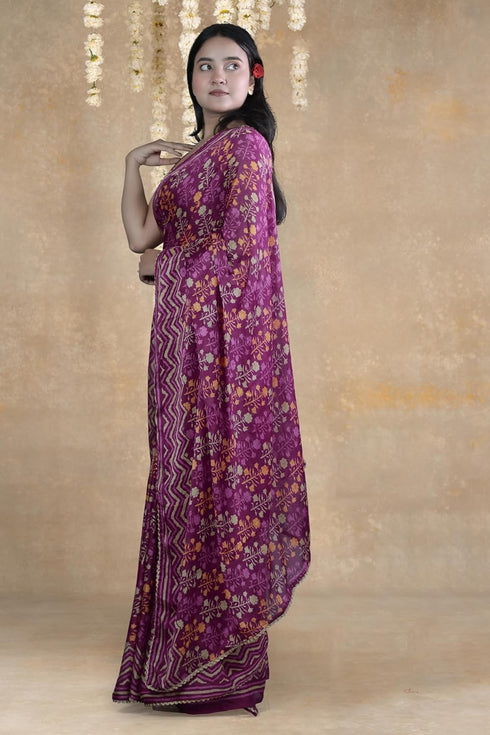 Vasthrlay Fashion Chiffon Printed Ethnic Wear