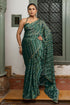 Vasthrlay Fashion Georgette Leheriya Dark Ethnic Wear