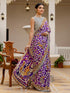 Vasthrlay Womens Printed Unstitched Beige Saree