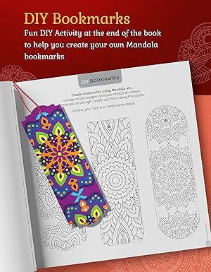 Mandala Art Colouring Book for Adults