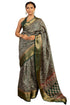 Vasthrlay Fashion Paisley Printed Grey Ethnic Wear