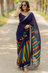 Vasthrlay Fashion Georgette Geometric Green Ethnic Wear