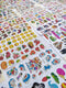 Eclet Wall Cartoon Puffy 3D PVC Cute Mix Stickers Funny for Kids On Gifts