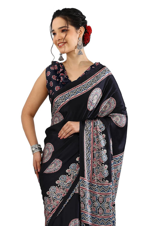 Vasthrlay Fashion Stripes Printed Ethnic Wear