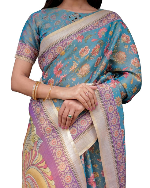 Vasthrlay Handloom Printed Saree