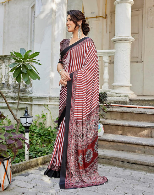 Vasthrlay Abstract Pattern Printed Az Ys Pratika Ethnic Wear