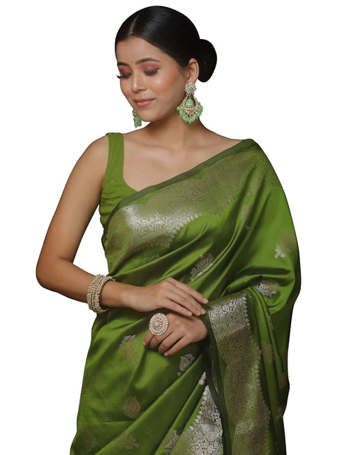 Vasthrlay Wedding Mehndi Saree
