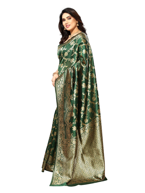 Vasthrlay Kanjivaram Unstitched Saree