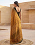 Vasthrlay Womens Printed Unstitched Purple Saree