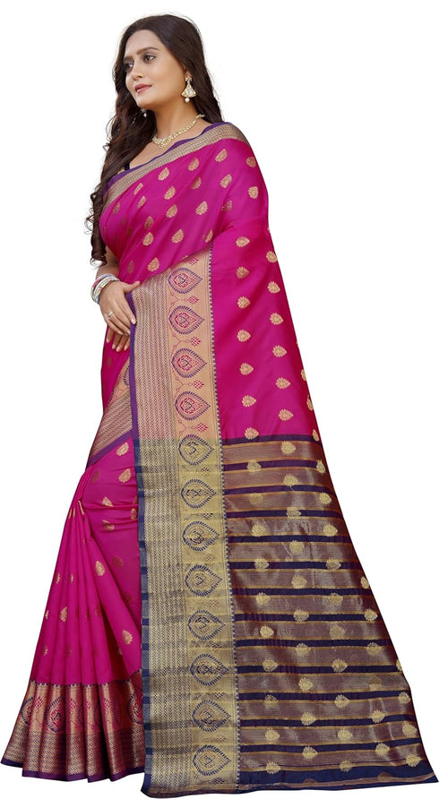 Vasthrlay Banarasi Multicolor Ethnic Wear