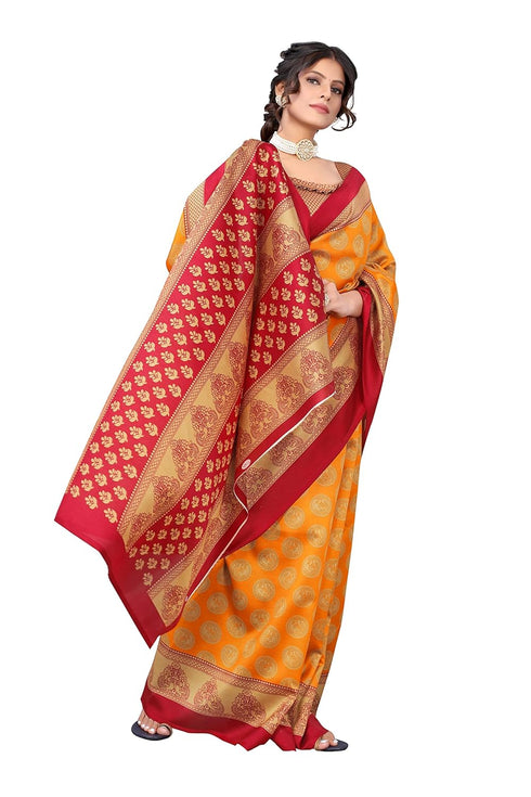Vasthrlay Printed Alifa Pink Free Ethnic Wear
