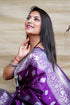 Vasthrlay Silver Banarasi Saree