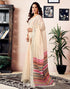 Vasthrlay Womens Printed Unstitched Dark Green Saree