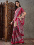 Vasthrlay Georgette Bandhani Orange Saree