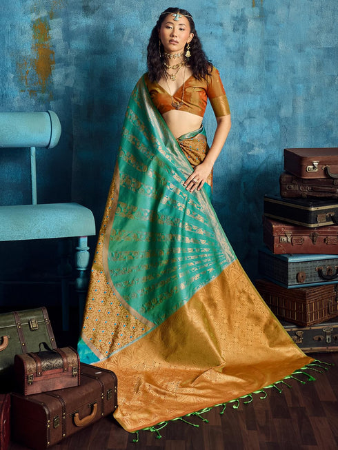 Vasthrlay Tassels Latkans Unstitched Designer Ethnic Wear