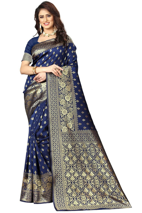 Vsathrlay Purple Kanchipuram Ethnic Wear