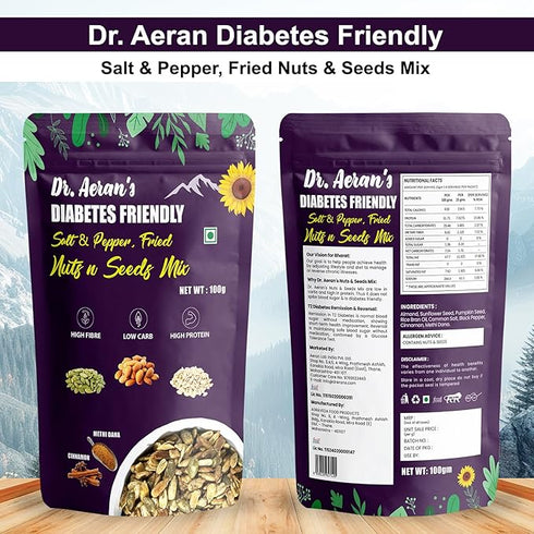 Dr. Aeran’s Diabetes Friendly Nuts & Seeds Mix 100g
