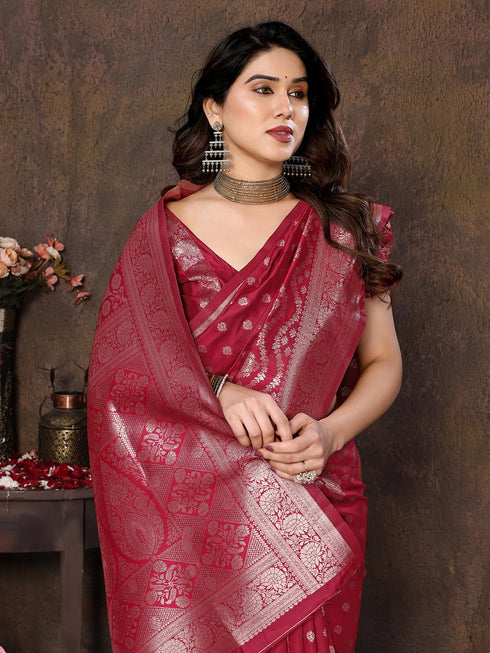 Vasthrlay Kanjivaram Banarasi Wedding Sari Az Ys Shakshi Saree