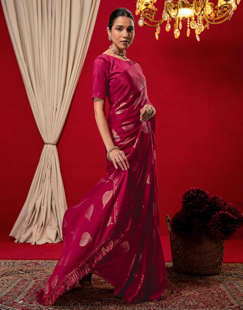 Vasthrlay Chiffon Printed Unstitched Black Saree