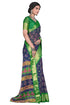 Vasthrlay Organza Bandhani Green Ethnic Wear
