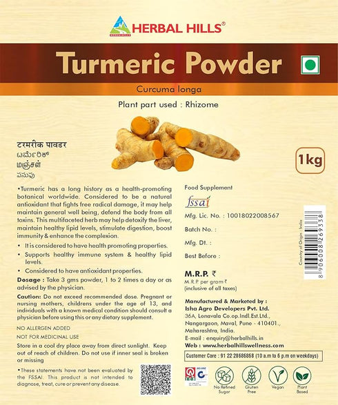 Herbal Hills Ayurveda Turmeric Powder