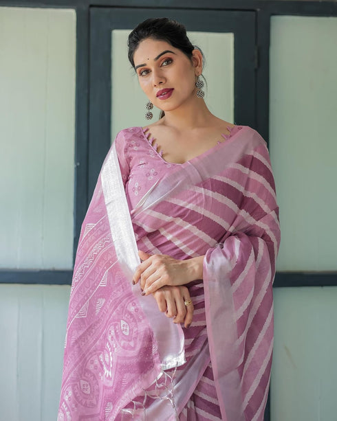 Vasthrlay Floral Chiffon Saree