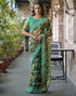 Vasthrlay Chiffon Blouse Maroon Saree