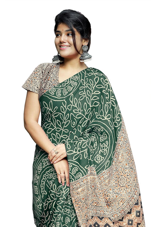 Vasthrlay Fashion Stripes Printed Ethnic Wear