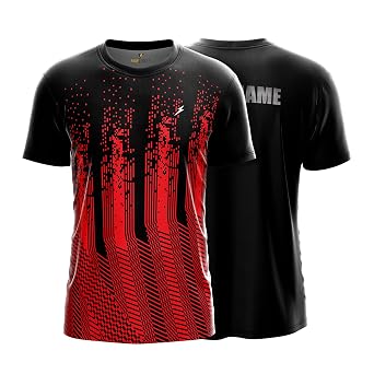 Yourjersey Custom Sports Jersey For Men & Kids | Add Player Name | Personalised T-Shirt