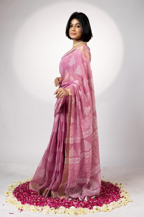Vasthrlay Fashion Printed Mustard Ethnic Wear