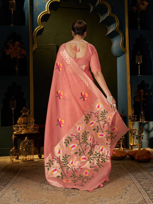 Vasthrlay Cotton Unstitched Saree