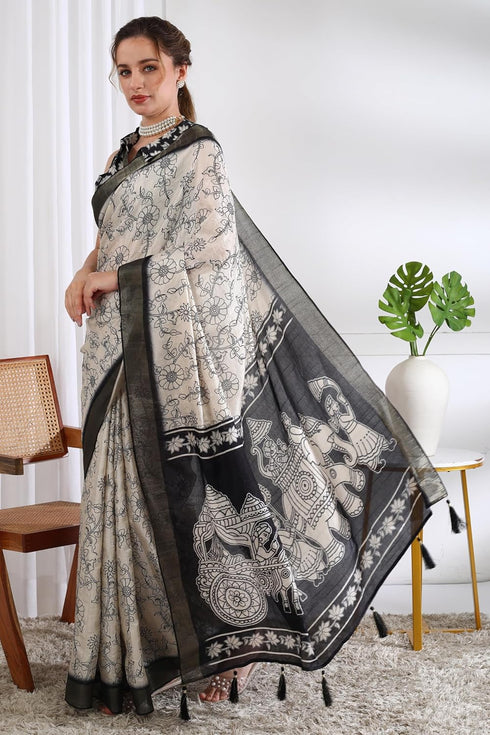 Vasthrlay Fashion Handloom Printed Ethnic Wear