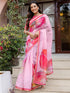 Vasthrlay Womens Printed Unstitched Multicolor Saree